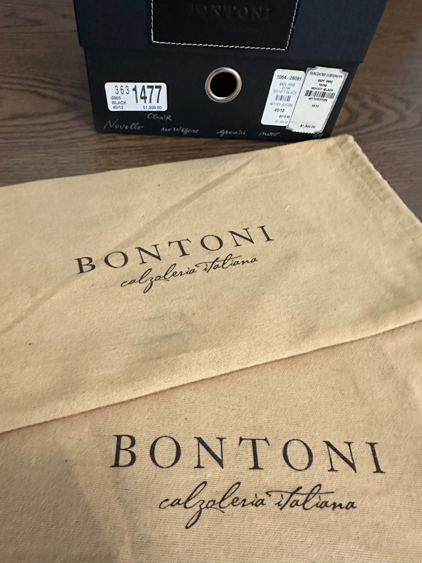 BONTONI SHOES CARNERA- pre owned